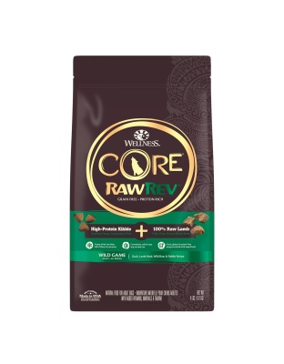 Wellness Dog Core Rawrev Wildgame 4Lb  Duck Lamb Boar Rabbit