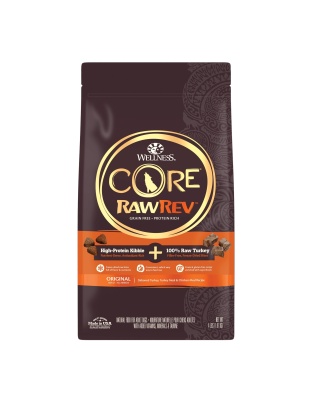 Wellness Dog Core Rawrev Original 4Lb Turkey Chicken Meal