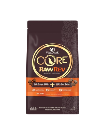 Wellness Dog Core Rawrev Original 4Lb Turkey Chicken Meal