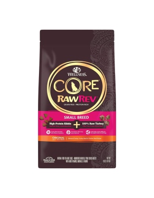 Wellness Dog Core Rawrev Small Breed 4Lb Turkey Chickenmeal
