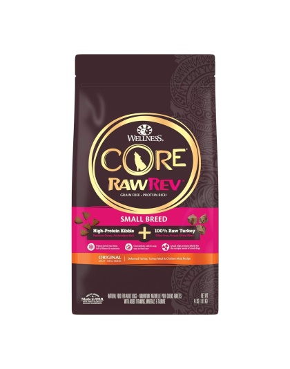 Wellness Dog Core Rawrev Small Breed 4Lb Turkey Chickenmeal
