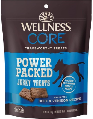 Wellness Core Power Packed Dog 4oz. Venison Jerky