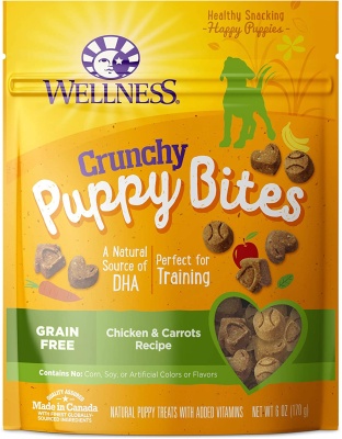 Wellness Puppy Bite Crunchy Chicken Carrot 6oz.
