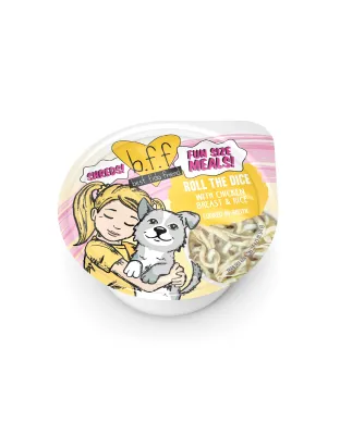 Bff Dog Roll The Dice Chicken & Rice Cup 2.7oz. (Case of 12)