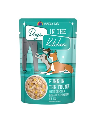 Dogs In The Kitchen Dog Funk In Trunk With Chicken & Pumpkin 2.8oz. Pouch (Case of 12)