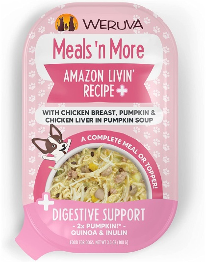 Weruva Dog Meals N More Amazon Livin Cup 3.5oz. (Case of 12)
