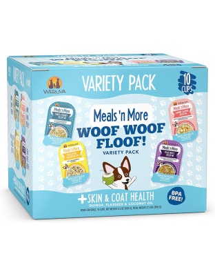 Weruva Dog Meals N More Woof Woof Floof Variety 10 Pack 3oz. (Case of 10)