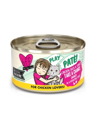 BFF Cat Play Chicken, Duck & Turkey Take a Chance Dinner 2.8oz. (Case of 12)