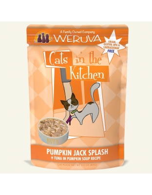 Cats In The Kitchen Pumpkin Jack Splash Tuna in Pumpkin Soup 3oz. Pouch (Case of 12)