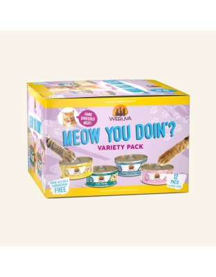 Weruva Cat Meow Ya Doin 5.5oz. Variety Pack (Case of 12)