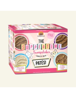 Weruva Cat Pate Suprtm 3 Oz Variety Pack 3oz. (Case of 12)