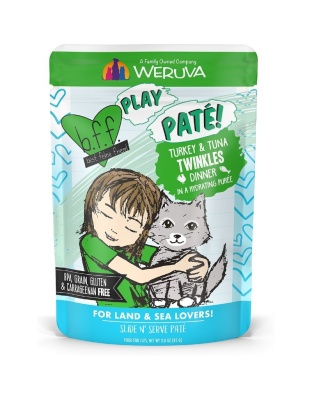 BFF Cat Play Twinkles Turkey 3oz. Pouch (Case of 12)