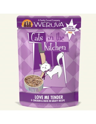 Cats In The Kitchen Love Me Tender Chicken & Duck in Gravy 3oz. Pouch (Case of 12)