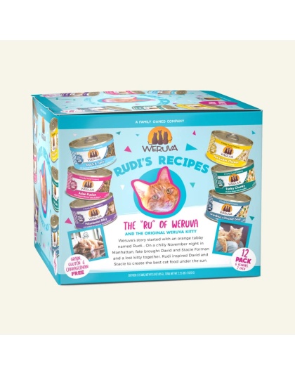 Weruva Cat Rudis Recipe 3oz. Variety Pack (Case of 12)