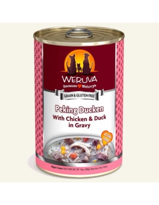 Weruva Dog Peking Ducken With Chicken And Duck In Gravy 14oz. (Case of 12)