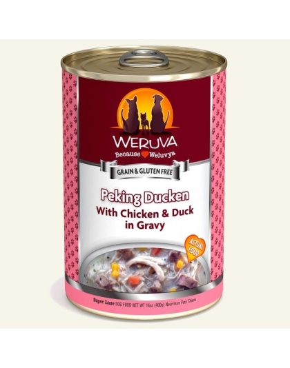 Weruva Dog Peking Ducken With Chicken And Duck In Gravy 14oz. (Case of 12)
