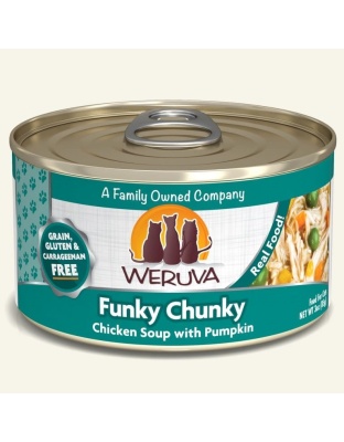 Weruva Cat Funky Chunky Chicken Soup with Pumpkin 3oz. (Case of 24)