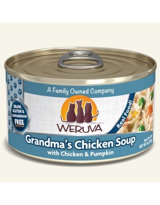 Weruva Cat Grandmas Chicken Soup with Chicken and Pumpkin 3oz. (Case of 24)