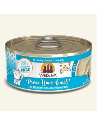 Weruva Cat Pate Press Your Lunch! Chicken Dinner 5.5oz. (Case of 8)
