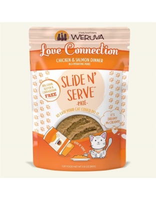Weruva Cat Pates Love Connection Chicken and Salmon Dinner 2.8oz. (Case of 12)