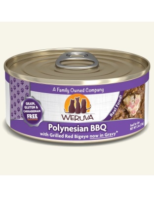 Weruva Cat Polynesian BBQ with Grilled Red Bigeye in Gravy 5.5oz. (Case of 24)