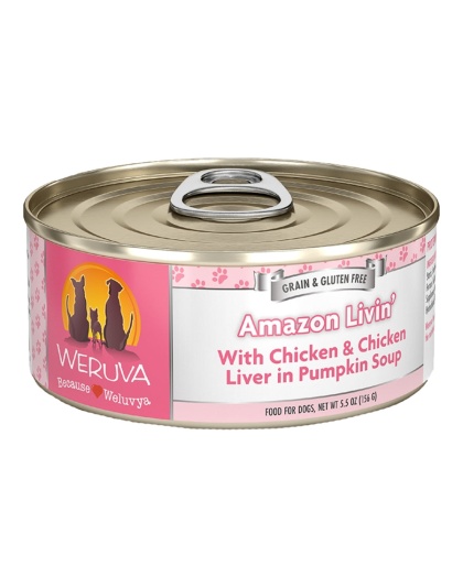 Weruva Dog Amazon Liver With Chicken And Chicken Liver In Pumpkin Soup 5.5oz. (Case of 24)