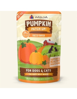Weruva Dog Pured Pumpkin Supplement 1.05oz. Pouch (Case of 12)
