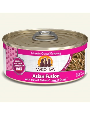 Weruva Cat Asian Fusion with Tuna and Shirasu in Gravy 5.5oz. (Case of 24)