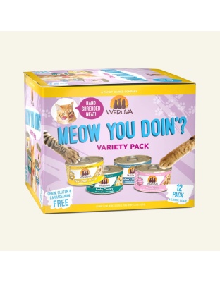 Weruva Cat Meow You Doin Variety Pack 3oz. (Case of 12)