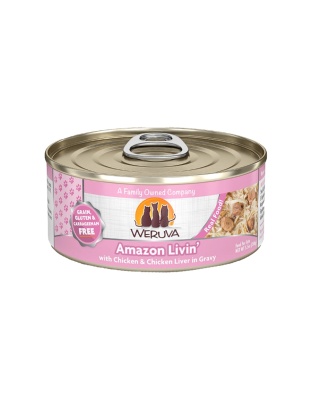 Weruva Cat Nine Liver with Chicken and Chicken Liver in Gravy 5.5oz. (Case of 24)