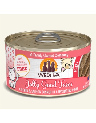 Weruva Cat Pate Jolly Good Fares 3oz. (Case of 8)