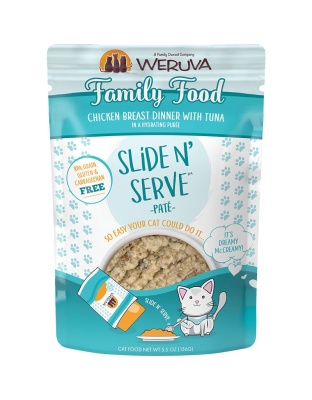 Weruva Cat Pates Family Food Chicken Breast Dinner with Tuna 5.5oz. (Case of 12)
