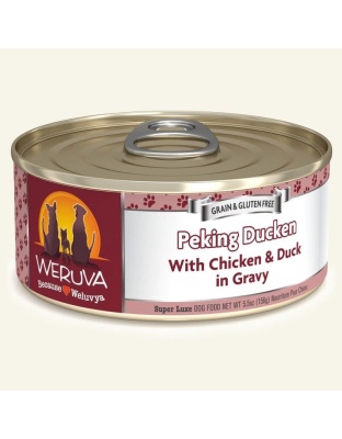 Weruva Dog Peking Ducken with Chicken and Duck in Gravy 5.5oz. (Case of 24)