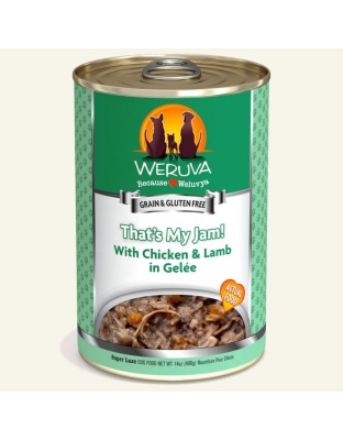Weruva Dog Thats My Jam! with Chicken and Lamb in Gele 14oz. (Case of 12)