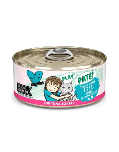 BFF Cat Play Tuna and Turkey T.T.Y.L. Dinner 5.5oz. (Case of 8)