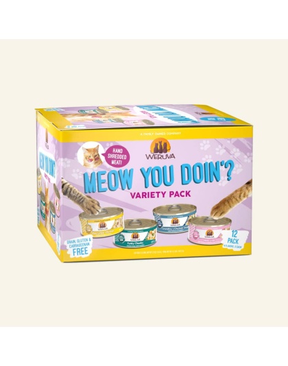 Weruva Cat Meow You Doin Variety Pack 5.5oz. (Case of 12)