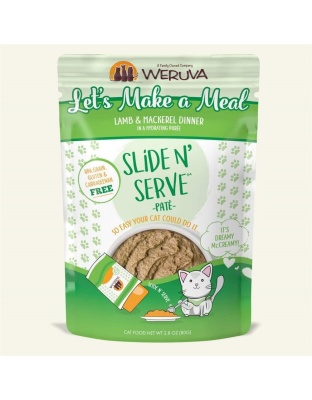 Weruva Cat Pates Lets Make a Meal Lamb and Mackerel Dinner 2.8oz. (Case of 12)