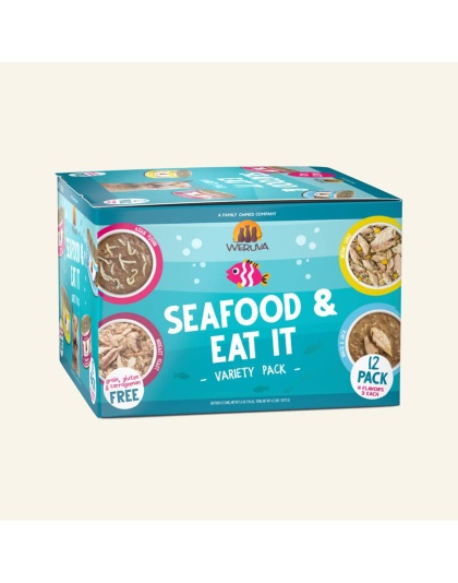 Weruva Cat Seafood and Eat It! Variety Pack 5.5oz. (Case of 12)