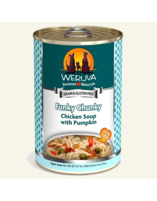Weruva Dog Funky Chunky Chicken Soup With Pumpkin 14oz. (Case of 12)