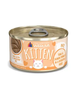 Weruva Cat Kitten Puree Tuna Salmon 3oz. (Case of 12)