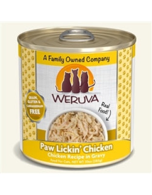 Weruva Cat Paw Lickin Chicken Chicken Recipe in Gravy 10oz. (Case of 12)
