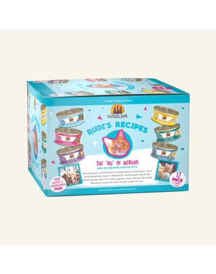 Weruva Cat Rudis Recipes Variety Pack 5.5oz. (Case of 12)