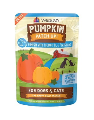 Weruva Dog Cat Pumpkin Coconut Oil 2.8oz. Pouch (Case of 12)