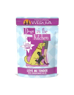 Dogs In The Kitchen Dog Love Me Tender With Chicken Breast Au Jus 2.8oz. Pouch (Case of 12)
