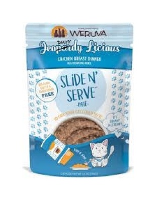 Weruva Cat Pates Jeopurrdy Licious Chicken Breast Dinner 5.5oz. (Case of 12)