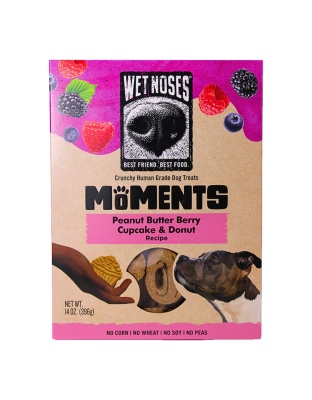 Wet Noses Dog Moments Peanut Butter Berry 14oz.