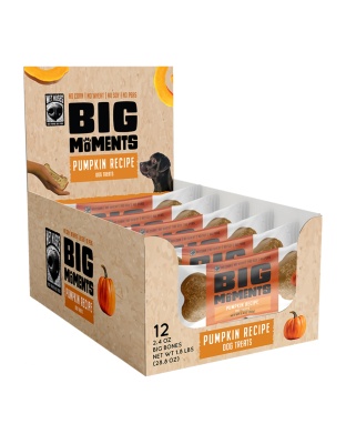 Wet Noses Dog Moments Pumpkin Big Bones 2.4oz. (Case of 12)