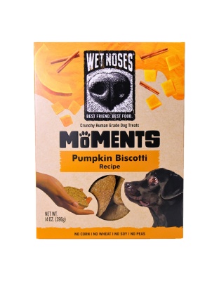 Wet Noses Dog Moments Pumpkin Biscotti 14oz.