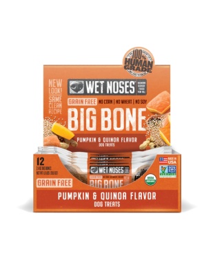 Wet Noses Dog Grain Free Pumpkin Quinoa Big Bones 2oz. (Case of 12)