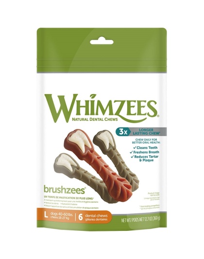 Whimzees Brushzees Large 12.7 oz. Bag